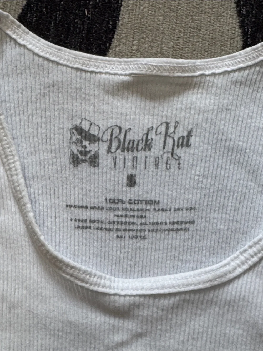 Social Distortion White Graphic Tank Top Band Shirt